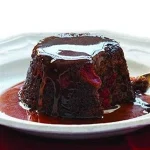 White Chocolate and Cranberry Pudding