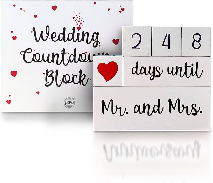 DIY Wedding Calendar for Counting Down to Your Big Day